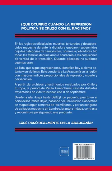 Contraportada Expulsados del Wallmapu