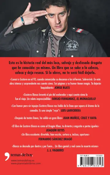 Contraportada Diario de un cocainómano