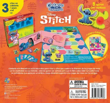Contraportada DISNEY STITCH. CONTACTO A LA DIVERSION