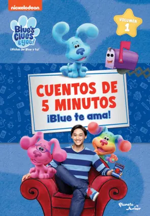 Portada Las pistas de Blue y tú. Cuentos de 5 minutos. ¡Blue te ama!