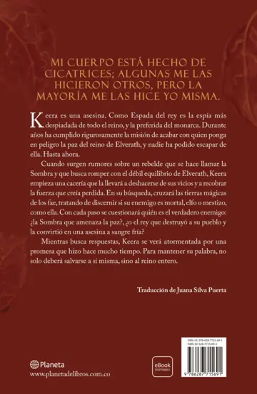 Contraportada La asesina del Rey