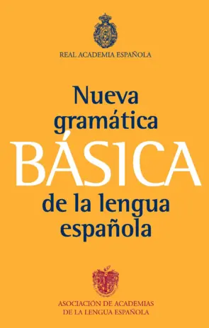 Portada Nueva gramática básica de la lengua española