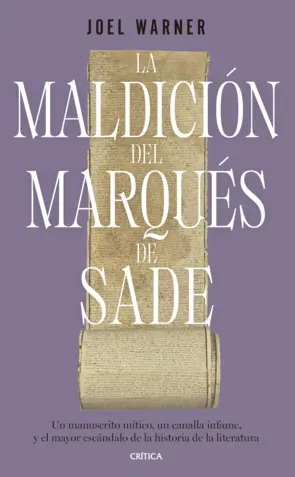 Portada La maldición del Marqués de Sade