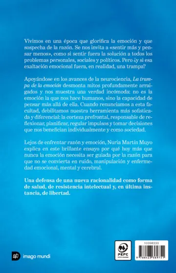 Contraportada La trampa de la emoción