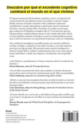 Contraportada Excedente cognitivo