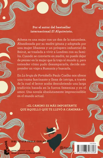 Contraportada La bruja de Portobello