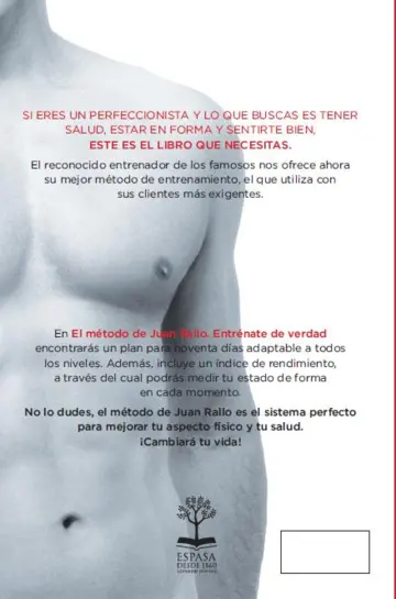 Contraportada El método de Juan Rallo. Entréname de verdad