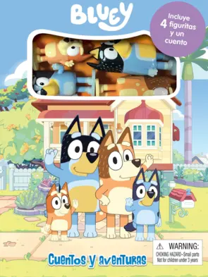 Portada BBC BLUEY CUENTOS Y AVENTURAS