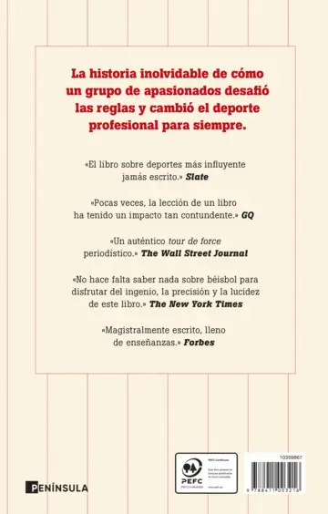 Contraportada Moneyball