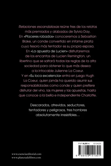 Contraportada Relaciones escandalosas