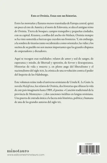 Contraportada Orsinia