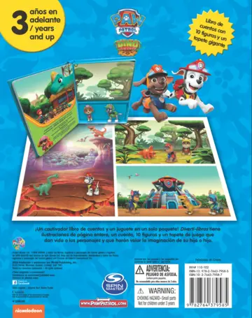 Contraportada NICK PAW PATROL 3 DIVERTILIBROS