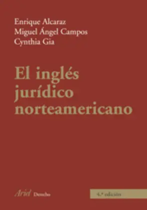 Portada El inglés jurídico norteamericano