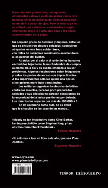 Contraportada Zona zombie