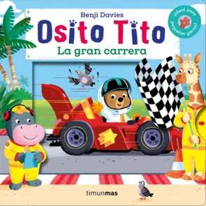 Portada Osito Tito. La gran carrera