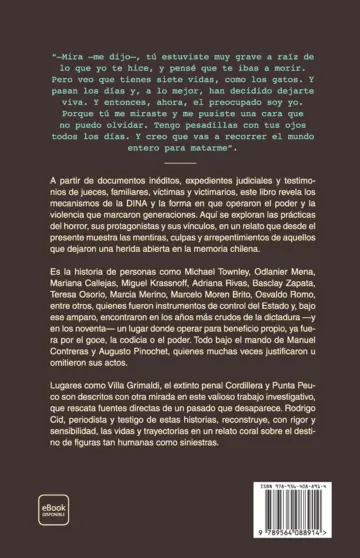 Contraportada El horror enmascarado