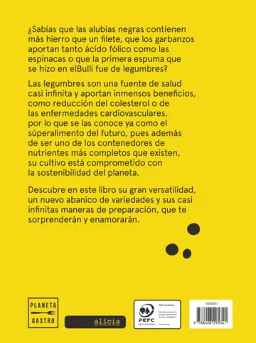 Contraportada La cocina de las legumbres