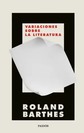 Portada Variaciones sobre la literatura