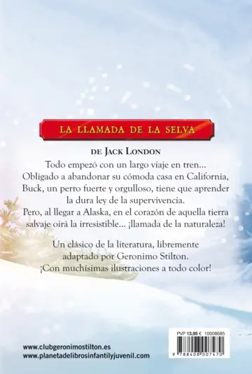 Contraportada G.S. La llamada de la selva