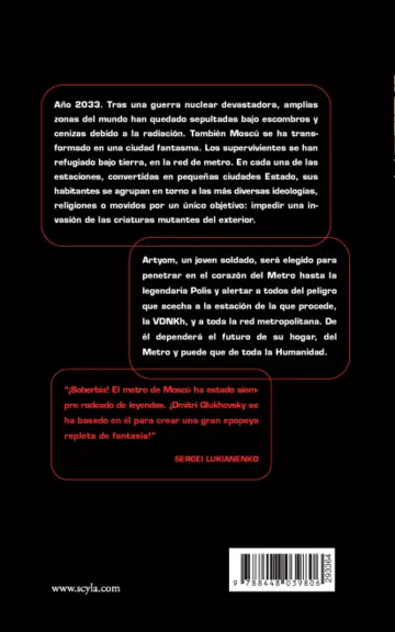 Contraportada Metro 2033