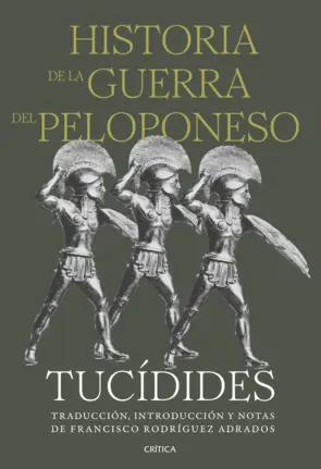 Portada Historia de la guerra del Peloponeso