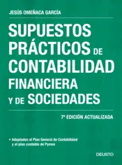 Portada Supuestos prácticos de contabilidad financiera y de sociedades
