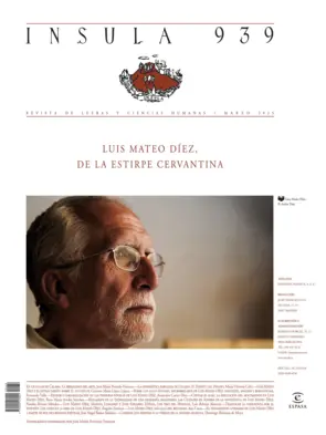 Portada Luis Mateo Díez, de la estirpe cervantina