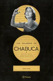 Portada Las palabras de Chabuca