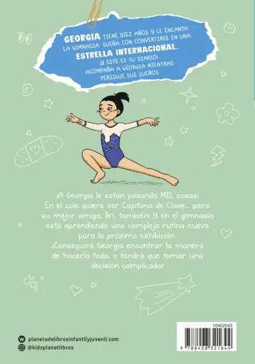 Contraportada Gymnastics Star 3. Elige tu camino