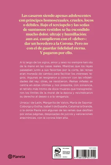 Contraportada Reinas infieles