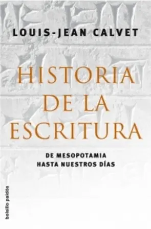 Portada Historia de la Escritura