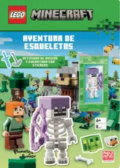 Portada Aventura de esqueletos. Minecraft. Lego