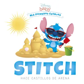 Portada Disney Baby. Stitch hace castillos de arena