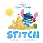 Portada Disney Baby. Stitch hace castillos de arena