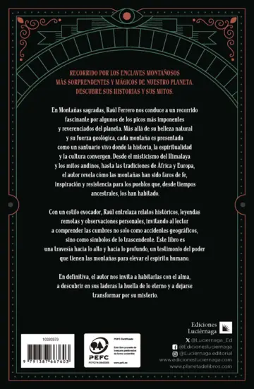 Contraportada Montañas sagradas