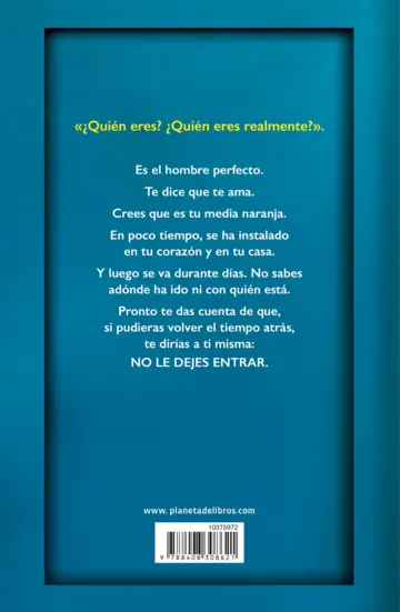 Contraportada No le dejes entrar