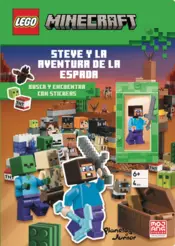 Portada Steve y la aventura de la espada. Minecraft. Lego