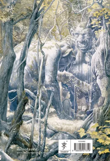 Contraportada La Comunidad del Anillo. Ilustrado por Alan Lee (NE revisada)