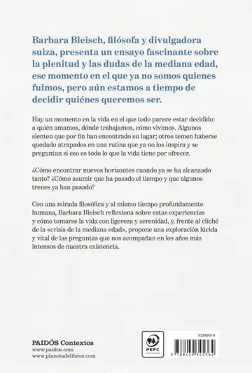 Contraportada En medio de la vida