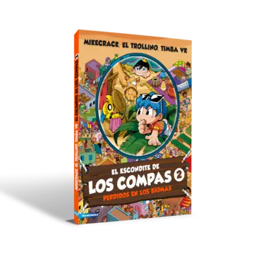 Portada El escondite de Los Compas 2. Perdidos en los biomas