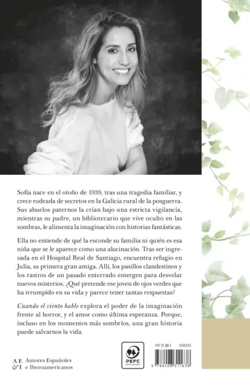 Contraportada Cuando el viento hable