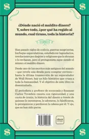Miniatura contraportada Maldito dinero. Una breve historia desde Mesopotamia hasta las cripto