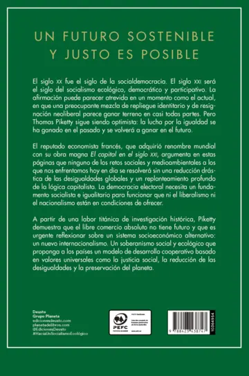 Contraportada Hacia un socialismo ecológico