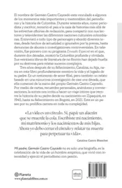 Miniatura contraportada Mi padre Germán Castro Caycedo