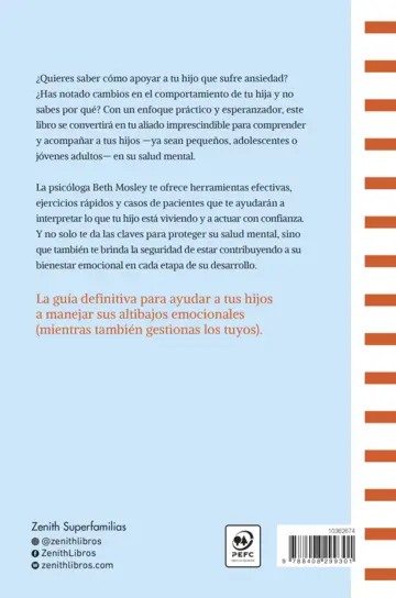 Contraportada Todo lo que quieres saber sobre la salud mental de tus hijos (pero dudas a quién