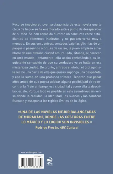 Contraportada La ciudad y sus muros inciertos