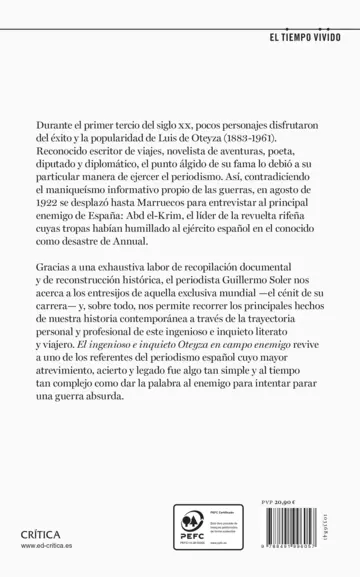 Contraportada El ingenioso e inquieto Oteyza en campo enemigo