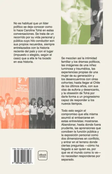 Contraportada La política se metió conmigo