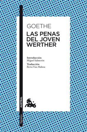 Portada Las penas del joven Werther
