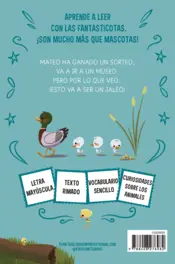 Miniatura contraportada Aprende a leer con Las Fantasticotas 8. Mateo y la carrera hasta el museo